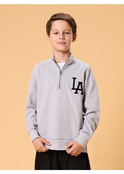 Sinsay - Bluza ze stójką - szary ze sklepu Sinsay w kategorii Bluzy chłopięce - zdjęcie 185894474