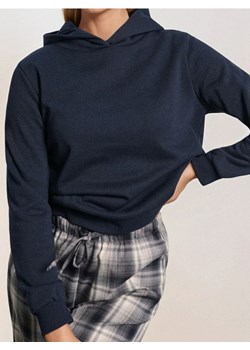 Sinsay - Bluza hoodie basic - granatowy ze sklepu Sinsay w kategorii Bluzy damskie - zdjęcie 185894690
