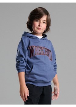 Sinsay - Bluza hoodie z napisem - niebieski - id: 272DN-57X - marki Sinsay - 185894730 Sinsay - Bluza hoodie z napisem - niebieski ze sklepu Sinsay w kategorii Bluzy chłopięce - zdjęcie 185894730