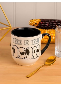 Sinsay - Ceramiczny kubek z uchem na Halloween z motywem duchów - biały ze sklepu Sinsay w kategorii Dom - zdjęcie 185894734