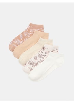 Sinsay - Prążkowane skarpetki 5 pack - wielobarwny ze sklepu Sinsay w kategorii Skarpetki damskie - zdjęcie 185894781