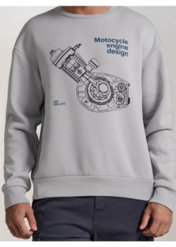 Sinsay - Bluza crewneck - szary ze sklepu Sinsay w kategorii Bluzy męskie - zdjęcie 185894942