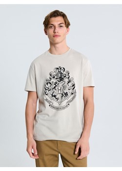 Sinsay - Koszulka z nadrukiem Harry Potter - kremowy ze sklepu Sinsay w kategorii T-shirty męskie - zdjęcie 185894972