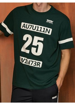Sinsay - Koszulka sportowa comfort - zielony ze sklepu Sinsay w kategorii T-shirty męskie - zdjęcie 185895032