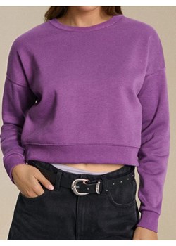 Sinsay - Gładka bluza crewneck - fioletowy ze sklepu Sinsay w kategorii Bluzy damskie - zdjęcie 185895081