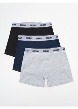 Sinsay - Bokserki Classic 3 pack - wielobarwny ze sklepu Sinsay w kategorii Majtki męskie - zdjęcie 185895141