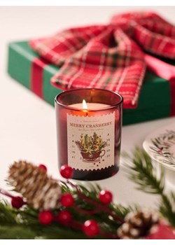 Sinsay - Świeczka z motywem zimowym Merry Cranberry - czerwony ze sklepu Sinsay w kategorii Dom - zdjęcie 185895312