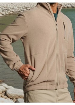 Sinsay - Bluza polarowa z kieszeniami - brązowy - id: 919EU-74X - marki Sinsay - 185895393 Sinsay - Bluza polarowa z kieszeniami - brązowy ze sklepu Sinsay w kategorii Bluzy męskie - zdjęcie 185895393