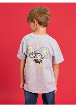 Sinsay - Koszulka z nadrukiem na plecach Marvel Kawaii Art Collection - szary ze sklepu Sinsay w kategorii T-shirty chłopięce - zdjęcie 185895491