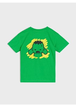 Sinsay - Koszulka z nadrukiem na plecach Marvel Kawaii Art Collection - zielony ze sklepu Sinsay w kategorii T-shirty chłopięce - zdjęcie 185895492