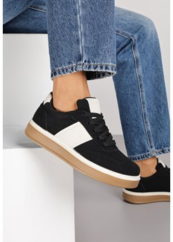 Czarne Sneakersy na Kauczukowej Podeszwie Claside ze sklepu renee.pl w kategorii Buty sportowe damskie - zdjęcie 185896034