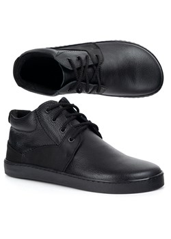 Buty męskie barefoot ocieplane skórzane Olivier 116KZ czarne ze sklepu butyolivier w kategorii Półbuty męskie - zdjęcie 185896710