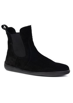 Barefoot damskie sztyblety buty zimowe Olivier 1797POL czarny welur ze sklepu butyolivier w kategorii Botki - zdjęcie 185896870