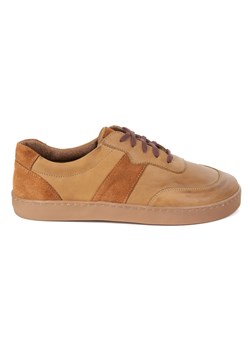 Buty męskie skórzane BAREFOOT 0549 rude ze sklepu butyolivier w kategorii Półbuty męskie - zdjęcie 185896912