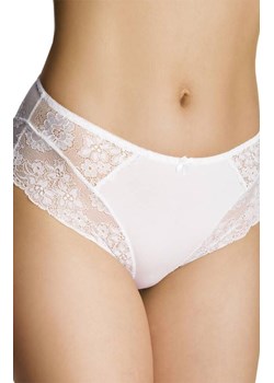 Koronkowe figi damskie białe Tau, Kolor biały, Rozmiar 2XL, EMILI ze sklepu Intymna w kategorii Majtki damskie - zdjęcie 185897031