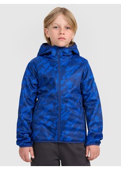 Chłopięcy softshell 4F 4FJRAW25TSOFM508 - multikolor ze sklepu Sportstylestory.com w kategorii Kurtki chłopięce - zdjęcie 185900462
