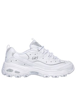 Buty damskie Skechers D'Lites Glamour Feels 13087WSL - białe ze sklepu streetstyle24.pl w kategorii Buty sportowe damskie - zdjęcie 185900564