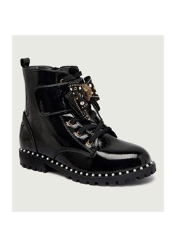 Kurt Geiger Skórzane botki KENSINGTON STRAP BOW ze sklepu Gomez Fashion Store w kategorii Buty zimowe dziecięce - zdjęcie 185900654