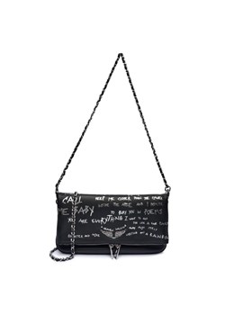 Zadig&Voltaire Skórzana torebka na ramię ROCK GRAFFITI ze sklepu Gomez Fashion Store w kategorii Listonoszki - zdjęcie 185900714