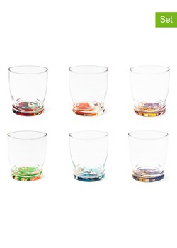 Trendy Kitchen by EXCÉLSA Szklanki (6 szt.) &quot;Fuji&quot; ze wzorem - 340 ml ze sklepu Limango Polska w kategorii Naczynia - zdjęcie 185902531