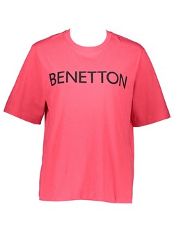 Benetton Koszulka w kolorze różowym ze sklepu Limango Polska w kategorii Bluzki damskie - zdjęcie 185903691