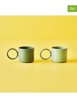BELLA MAISON Kubki (2 szt.) &quot;Arcana Espresso&quot; w kolorze zielonym do kawy - 90 ml ze sklepu Limango Polska w kategorii Dzbanki i zaparzacze - zdjęcie 185904192