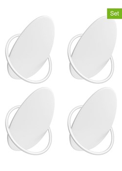 Songmics Haczyki (4 szt.) w kolorze białym na ubrania - 5,5 x 8,5 cm ze sklepu Limango Polska w kategorii Szafy - zdjęcie 185906004