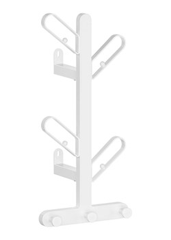 Songmics Wieszak w kolorze białym - 19 x 41 cm ze sklepu Limango Polska w kategorii Szafy - zdjęcie 185906011
