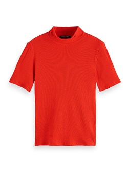 Scotch &amp; Soda Koszulka w kolorze czerwonym ze sklepu Limango Polska w kategorii Bluzki damskie - zdjęcie 185906910