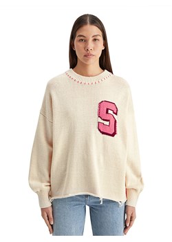 Scotch &amp; Soda Sweter w kolorze beżowym ze sklepu Limango Polska w kategorii Swetry damskie - zdjęcie 185906921