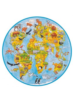 Goki 49-częściowe puzzle &quot;Świat&quot; - 4+ ze sklepu Limango Polska w kategorii Puzzle - zdjęcie 185908484