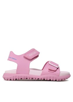 Sandały Geox J Sandal Fusbetto Gi J35HQA000BCC8052 M Różowy ze sklepu eobuwie.pl w kategorii Sandały dziecięce - zdjęcie 185908543