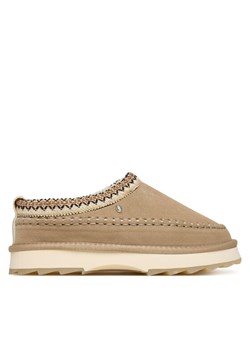 Kapcie EMU Australia Sharky Adventure Scuff W13239 Beżowy ze sklepu eobuwie.pl w kategorii Kapcie damskie - zdjęcie 185908761