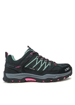 Trekkingi CMP Kids Rigel Mid Trekking Shoe Wp 3Q12944J Turkusowy ze sklepu eobuwie.pl w kategorii Buty trekkingowe dziecięce - zdjęcie 185908880