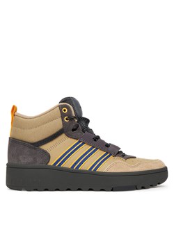 Sneakersy adidas Hoops 4.0 Mid JS2033 Beżowy ze sklepu eobuwie.pl w kategorii Buty sportowe dziecięce - zdjęcie 185908903
