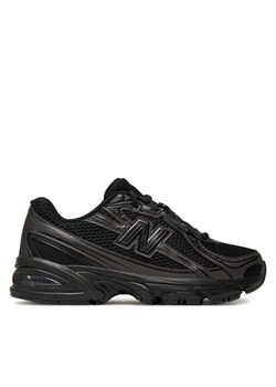 Sneakersy New Balance U740BO2 W Czarny ze sklepu eobuwie.pl w kategorii Buty sportowe damskie - zdjęcie 185908973