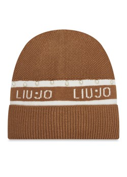 Czapka Liu Jo TF5239 MA92F Beżowy ze sklepu eobuwie.pl w kategorii Czapki zimowe damskie - zdjęcie 185909113