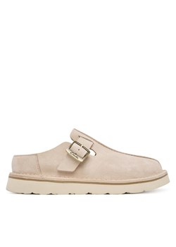 Klapki Clarks Solsbury Mule. 26184170 Beżowy ze sklepu eobuwie.pl w kategorii Klapki damskie - zdjęcie 185909121