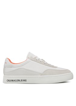 Sneakersy Calvin Klein Jeans Classic Cupsole Su Softny YM0YM00669 Biały ze sklepu eobuwie.pl w kategorii Buty sportowe męskie - zdjęcie 185909140