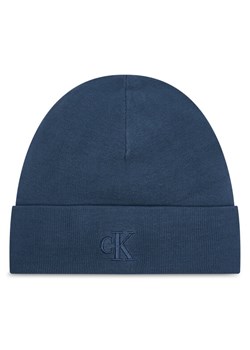 Czapka Calvin Klein LV04D8020G Niebieski ze sklepu eobuwie.pl w kategorii Czapki zimowe męskie - zdjęcie 185909143