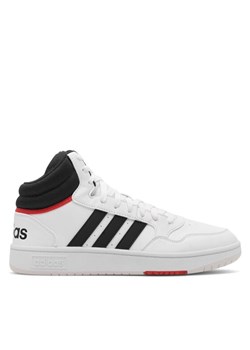 Sneakersy adidas HOOPS 3.0 MID GY5543 Biały ze sklepu eobuwie.pl w kategorii Buty sportowe męskie - zdjęcie 185909161