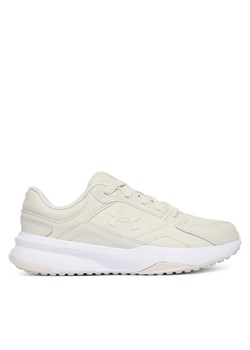 Buty na siłownię Under Armour UA Edge Leather 3028569 Écru ze sklepu eobuwie.pl w kategorii Buty sportowe damskie - zdjęcie 185909353