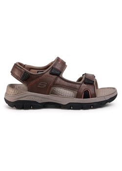 Sandały Skechers Hirano 204106/BRN Brązowy ze sklepu eobuwie.pl w kategorii Sandały męskie - zdjęcie 185909372