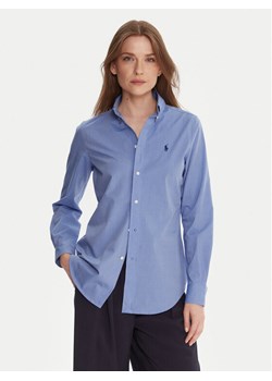 Polo Ralph Lauren Koszula 211941509001 Niebieski Slim Fit ze sklepu MODIVO w kategorii Koszule damskie - zdjęcie 185912943