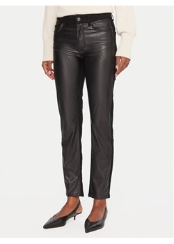 Liu Jo Spodnie z imitacji skóry UF5035 E0747 Czarny Skinny Fit ze sklepu MODIVO w kategorii Spodnie damskie - zdjęcie 185912970