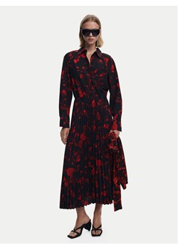 Desigual Sukienka koszulowa Plisado 25WWVW16 Czerwony Regular Fit ze sklepu MODIVO w kategorii Sukienki - zdjęcie 185913080