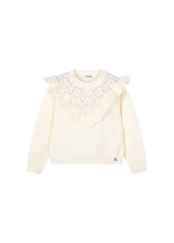 Mayoral Sweter 4304 Beżowy Regular Fit ze sklepu MODIVO w kategorii Swetry dziewczęce - zdjęcie 185913120