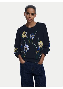 Desigual Sweter Cooper 25WWJF36 Czarny Regular Fit ze sklepu MODIVO w kategorii Swetry damskie - zdjęcie 185913124