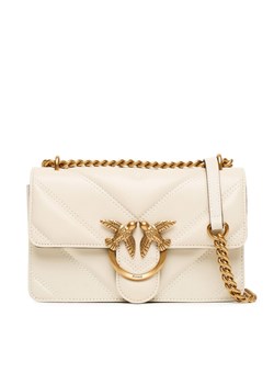 PINKO Torebka Love One Mini Light Dc. Al 25-26 PLTT 104550 A2OS Écru ze sklepu MODIVO w kategorii Listonoszki - zdjęcie 185913174