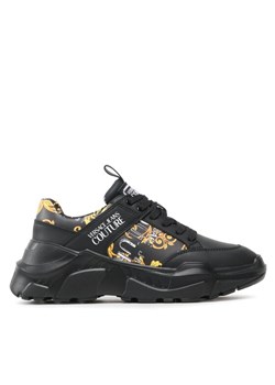 Versace Jeans Couture Sneakersy 74YA3SC2 Czarny ze sklepu MODIVO w kategorii Buty sportowe męskie - zdjęcie 185913241